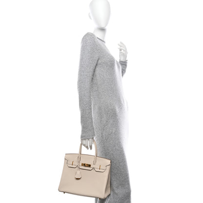 Hermes Togo Birkin 30 Craie 2 of 11