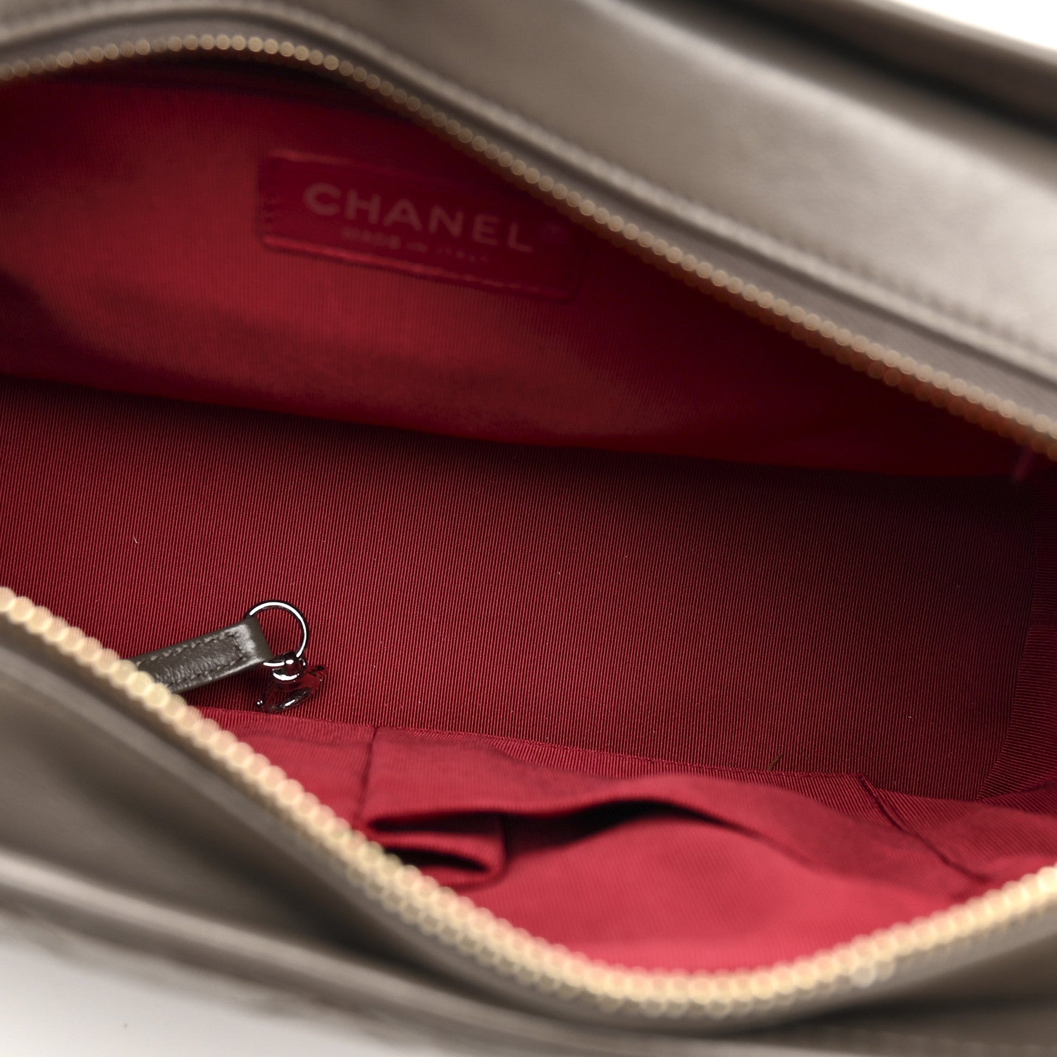 Chanel Aged Calfskin Quilted Medium Gabrielle Hobo Grey 5 of 10