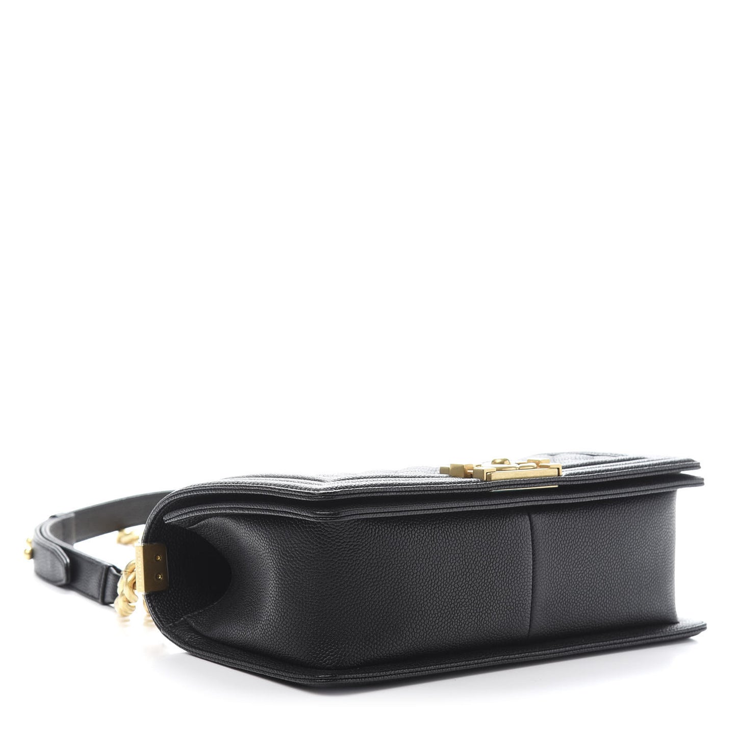 Caviar Quilted Medium Boy Flap Black