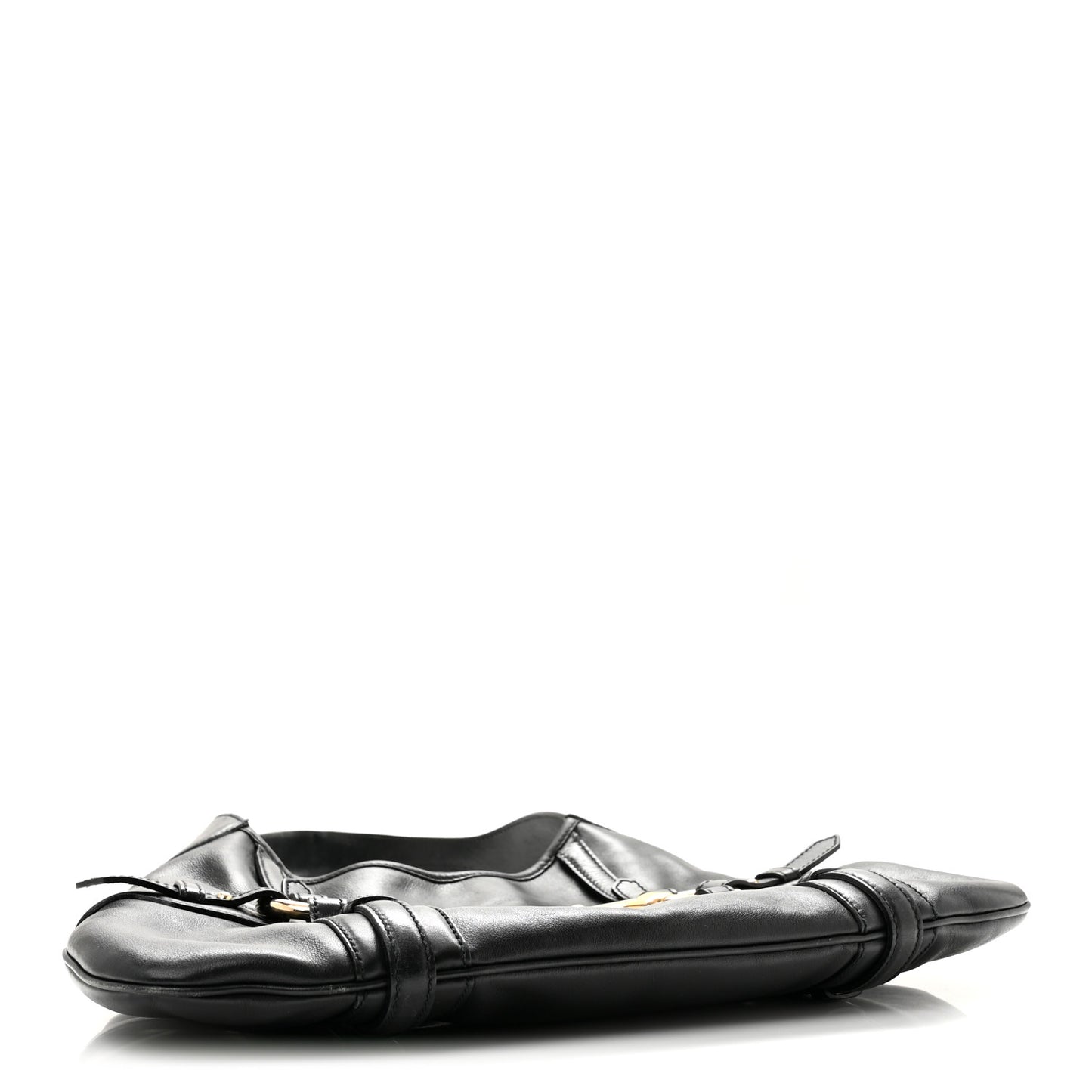 Calfskin Horsebit 85th Anniversary Hobo Black