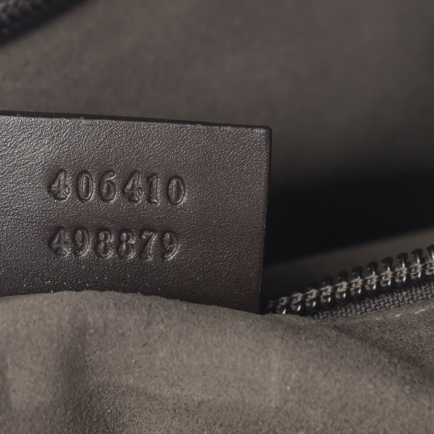 Gucci GG Supreme Monogram Selleria Calfskin Small Flat Messenger Bag Beige Ebony Cocoa Marrone Scuro 10 of 11