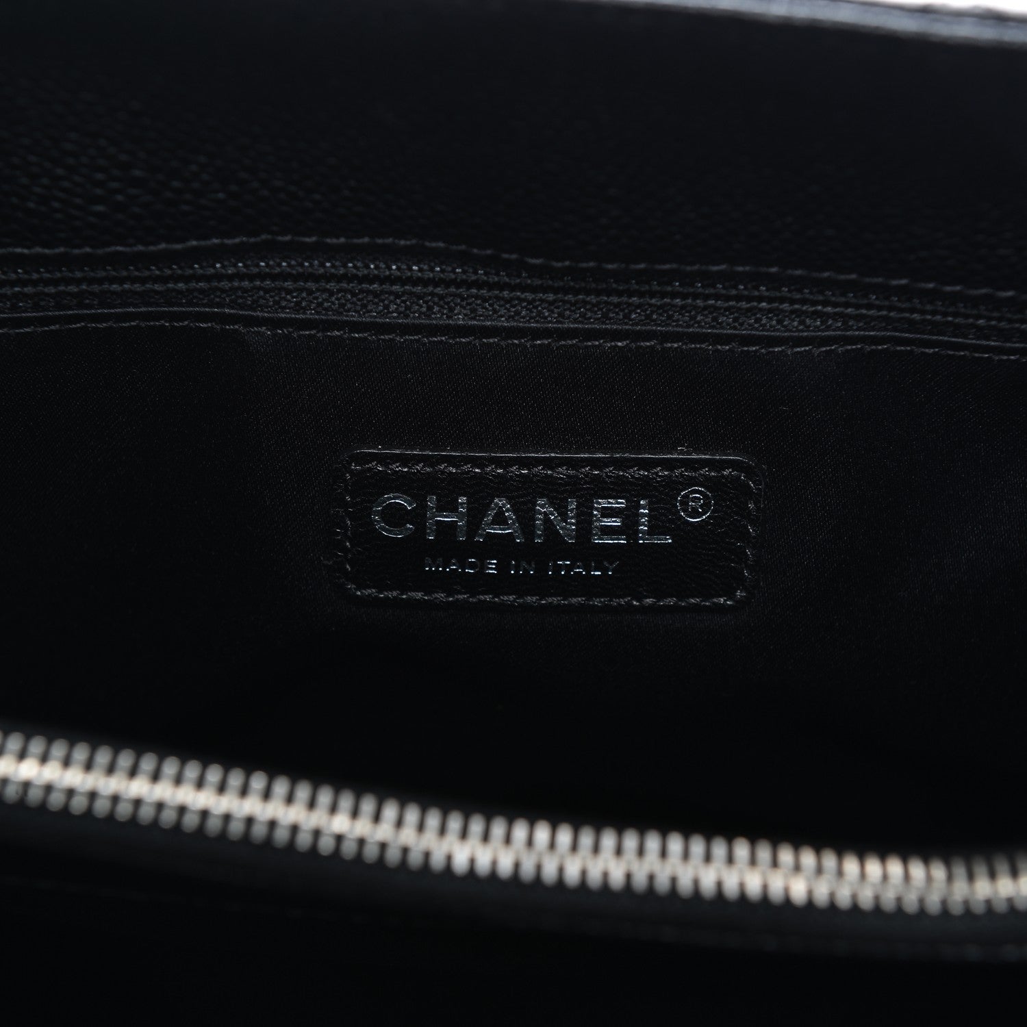 Chanel Caviar Quilted Grand Shopping Tote GST Black 7 of 8