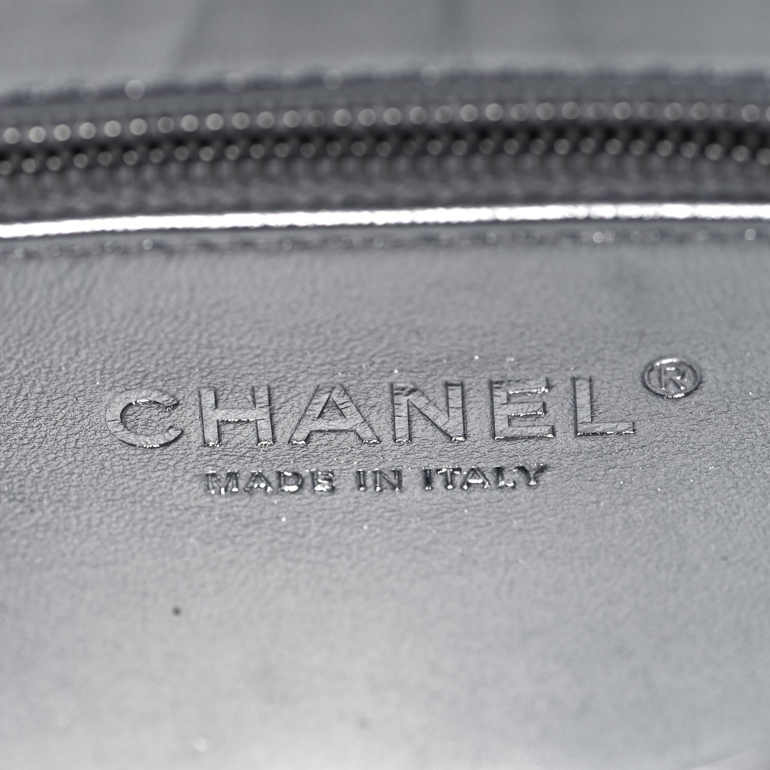 Chanel Hammered Metallic Calfskin Quilted Flap Silver 8 of 9