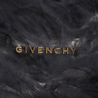 Givenchy Tumbled Sheepskin Medium Pandora Navy 10 of 10