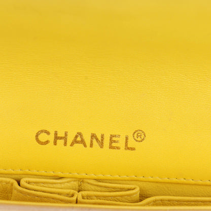 Chanel Metallic Lambskin Quilted East West Chocolate Bar Flap Light Gold 8 of 10