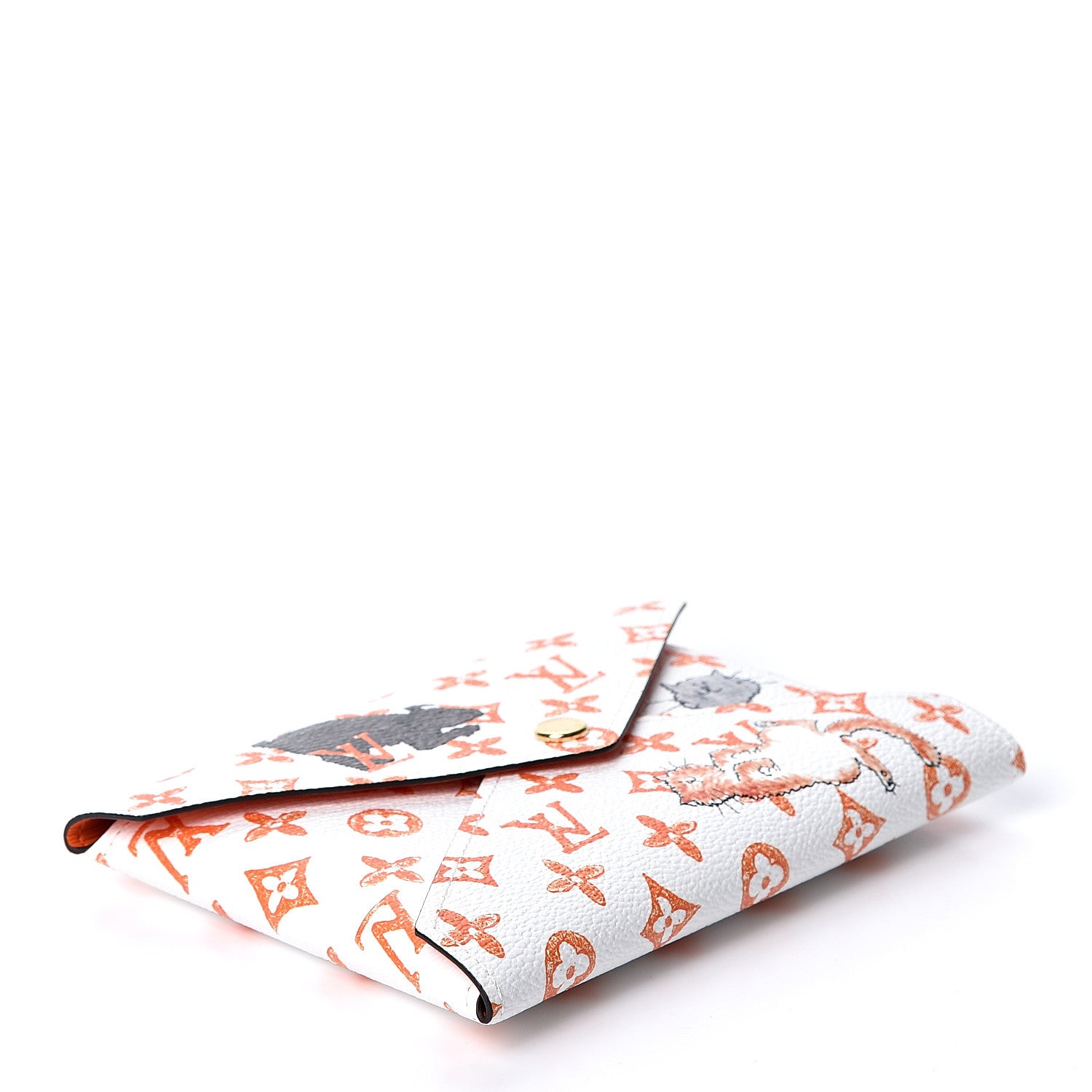 Louis Vuitton Catogram Medium Kirigami Pochette White 3 of 9