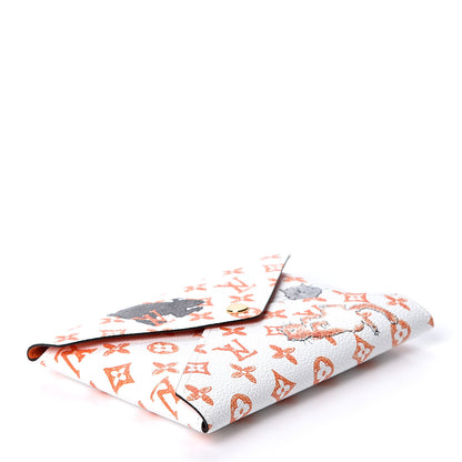 Louis Vuitton Catogram Medium Kirigami Pochette White 3 of 9
