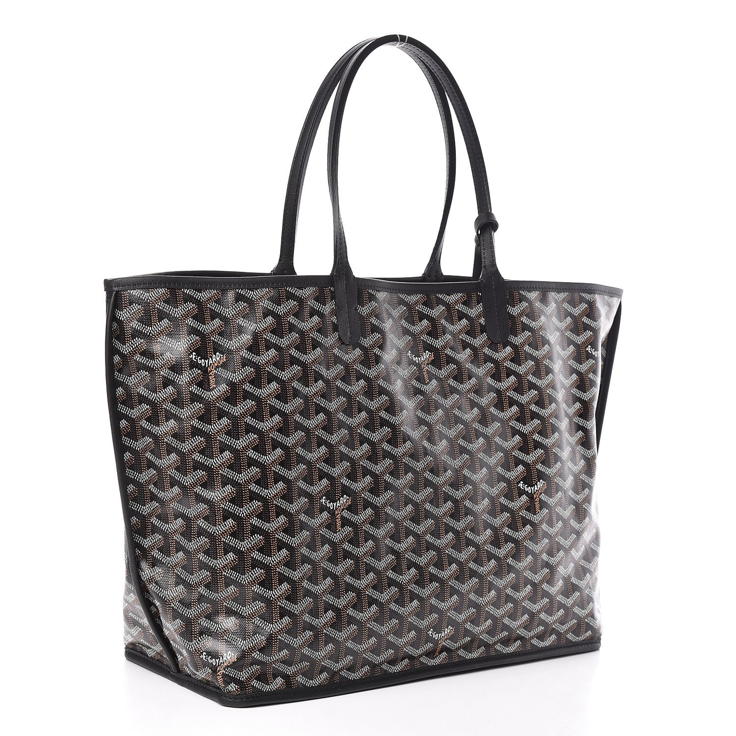 Goyardine Reversible Anjou PM Black