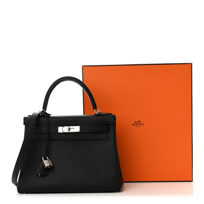 Hermes Togo Kelly Retourne 28 Black 11 of 11