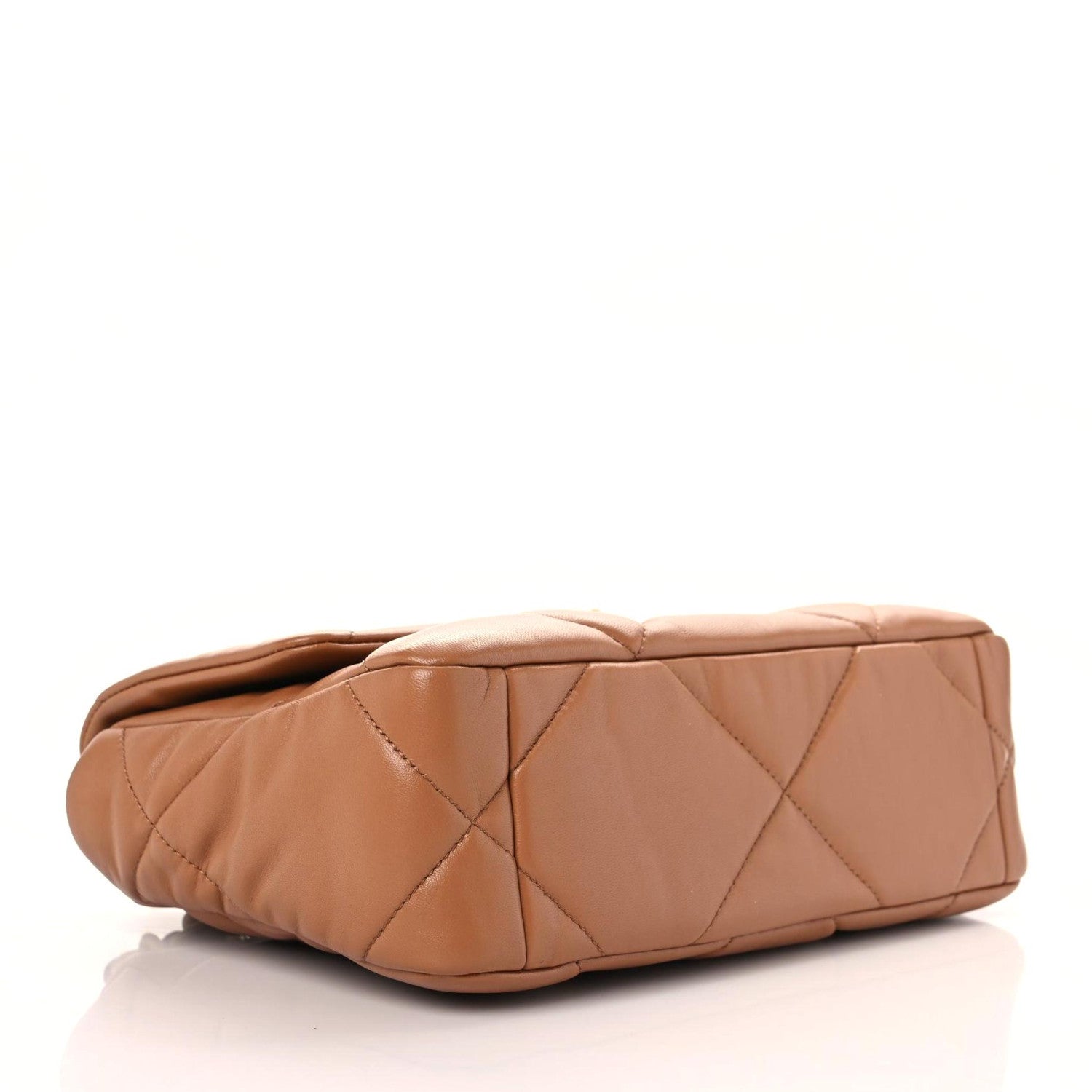 Chanel Lambskin Quilted Medium Chanel 19 Flap Brown 4 of 10