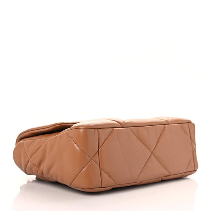 Chanel Lambskin Quilted Medium Chanel 19 Flap Brown 4 of 10