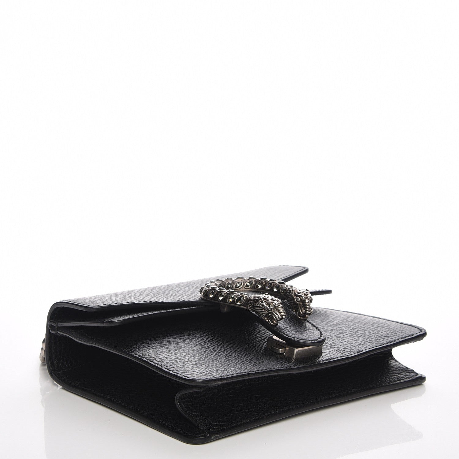 Gucci Calfskin Mini Dionysus Shoulder Bag Black 4 of 7