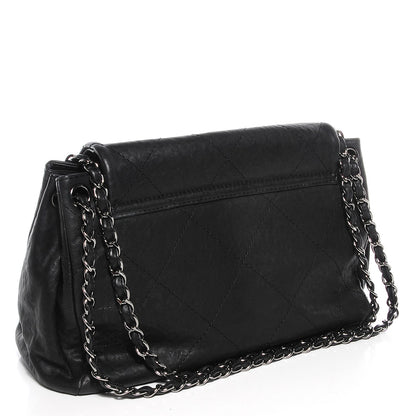 Chanel Washed Calfskin Large Hamptons Shopping Tote Black 3 of 7