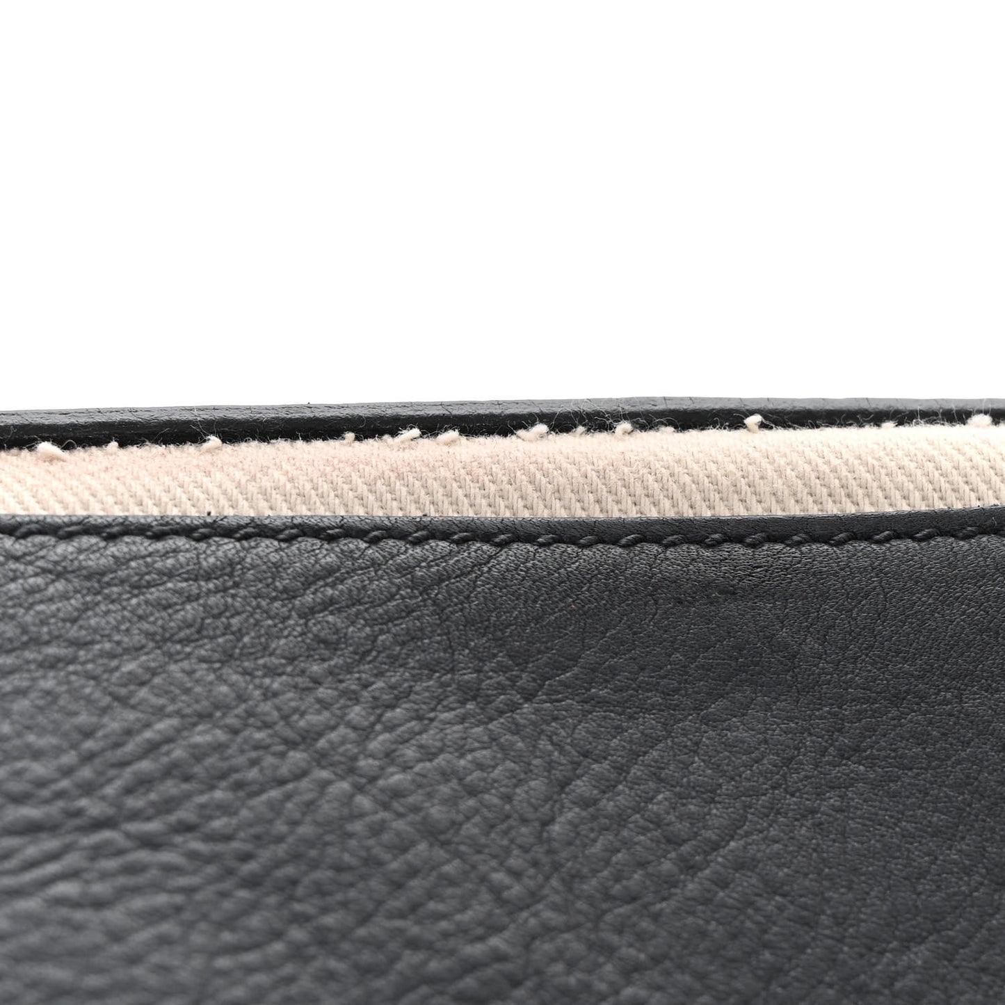 Calfskin Canvas Large Muse Two Grey