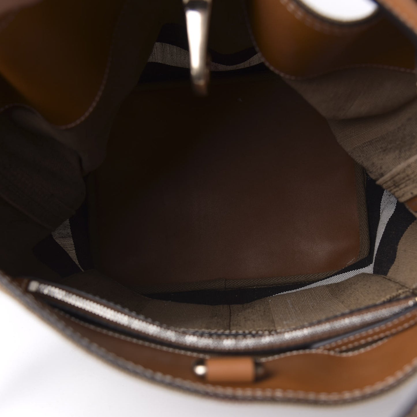 Canvas Mega Check Medium Ashby Hobo Saddle Brown