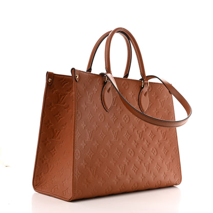Louis Vuitton Empreinte Monogram Onthego MM Cognac 3 of 12
