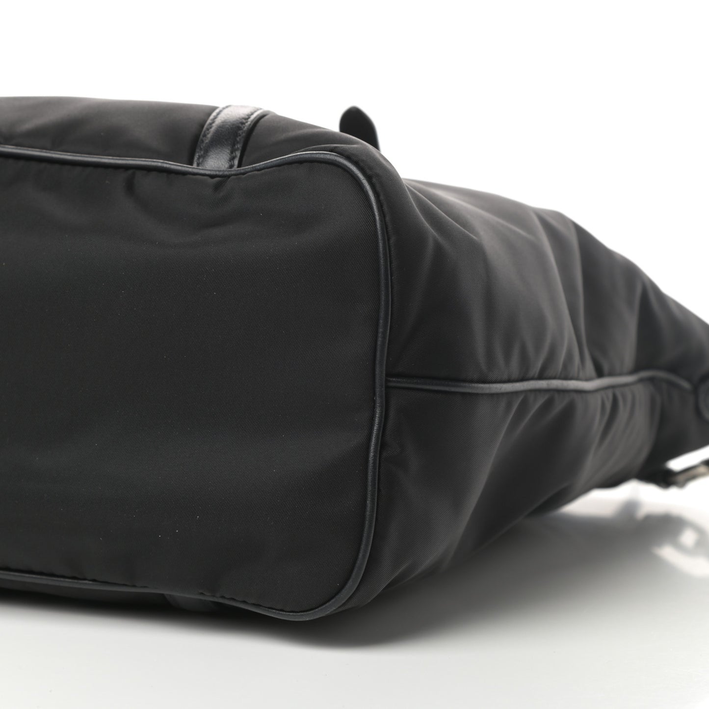 Tessuto Nylon Soft Calf Tote Black