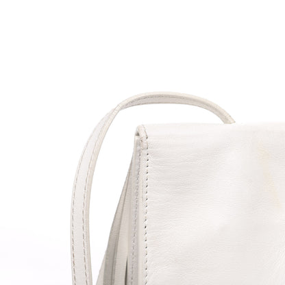 Proenza Schouler Calfskin Large Fringe Lunch Bag White 11 of 12