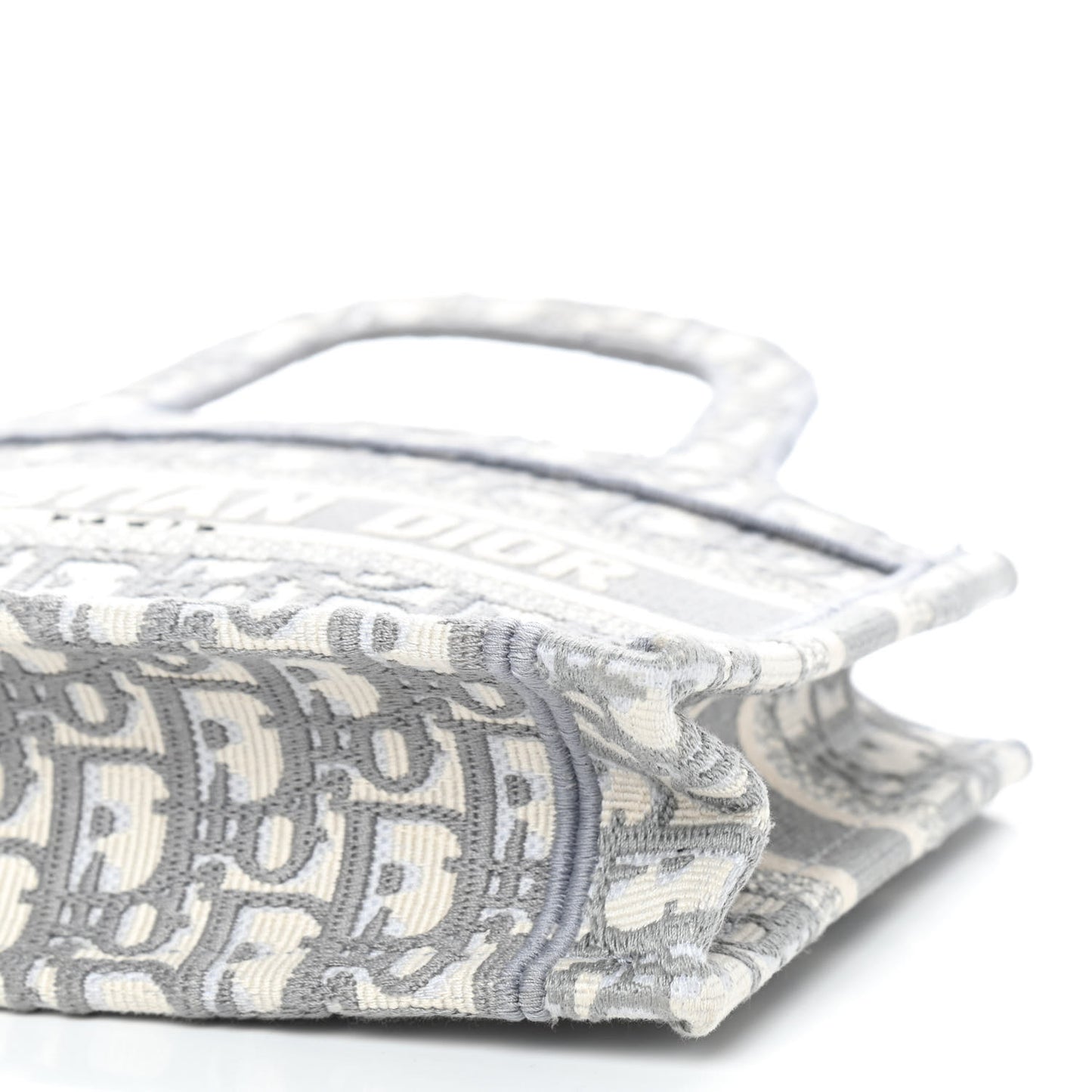 Oblique Mini Book Tote Grey Multicolor