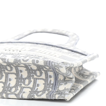 Christian Dior Oblique Mini Book Tote Grey Multicolor 7 of 10