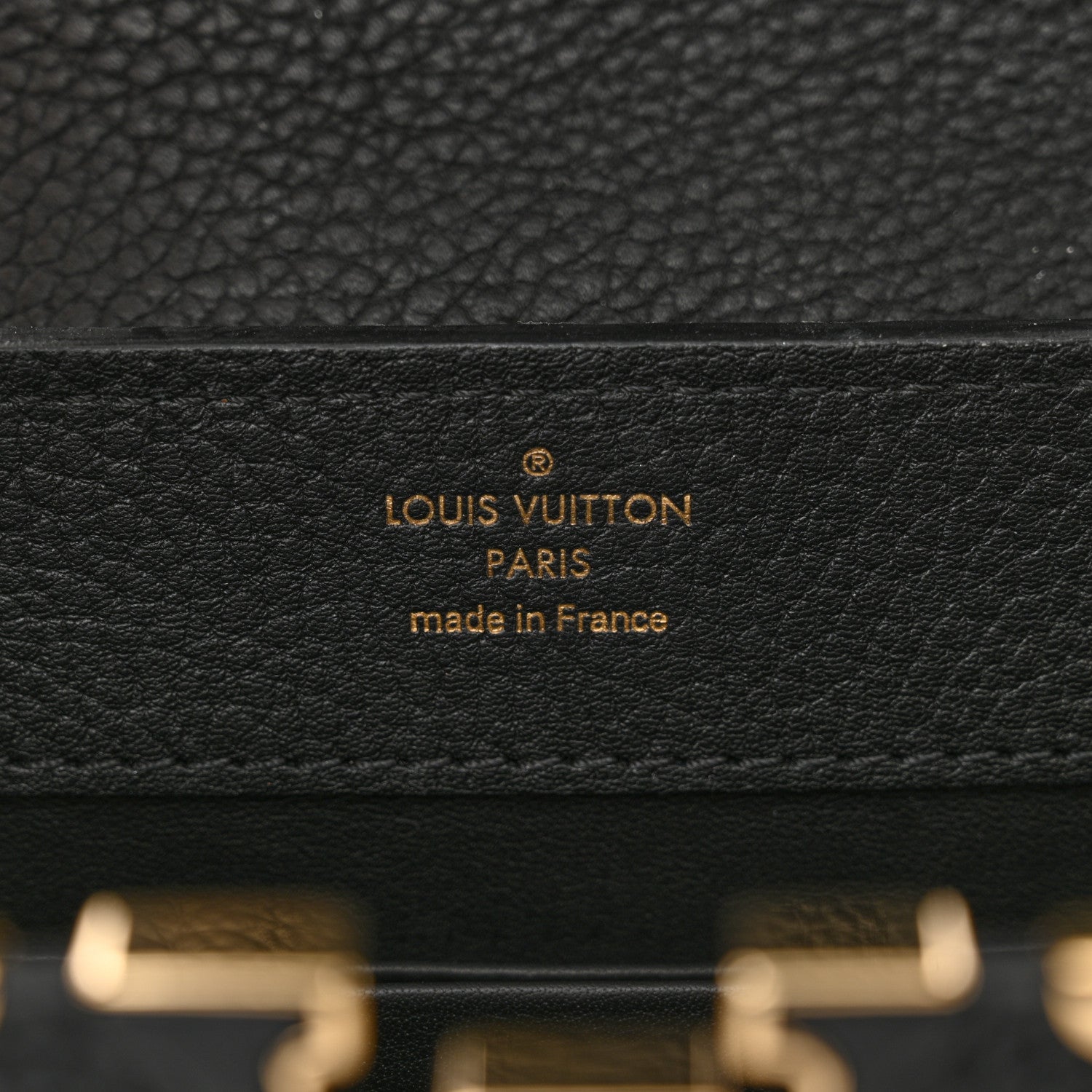 Louis Vuitton Taurillon Embellished Flower Crown Capucines Mini Black 6 of 9