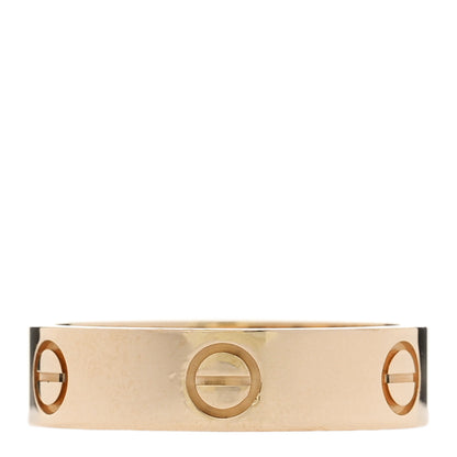 Cartier 18K Yellow Gold 5.5mm LOVE Ring 61 9.5 1 of 5
