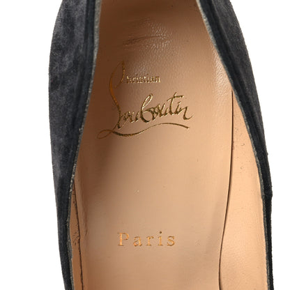 Christian Louboutin Veau Velours So Kate 120 Pumps 39.5 Carbon 7 of 8