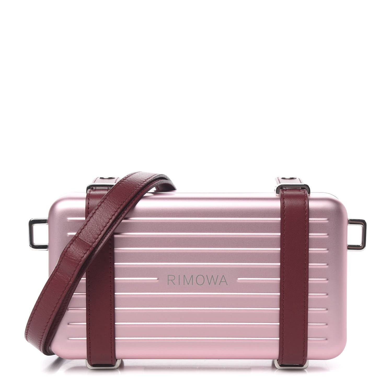 Christian Dior X RIMOWA Aluminum Personal Clutch On Strap Rose 1 of 9