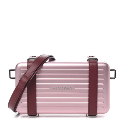 Christian Dior X RIMOWA Aluminum Personal Clutch On Strap Rose 1 of 9