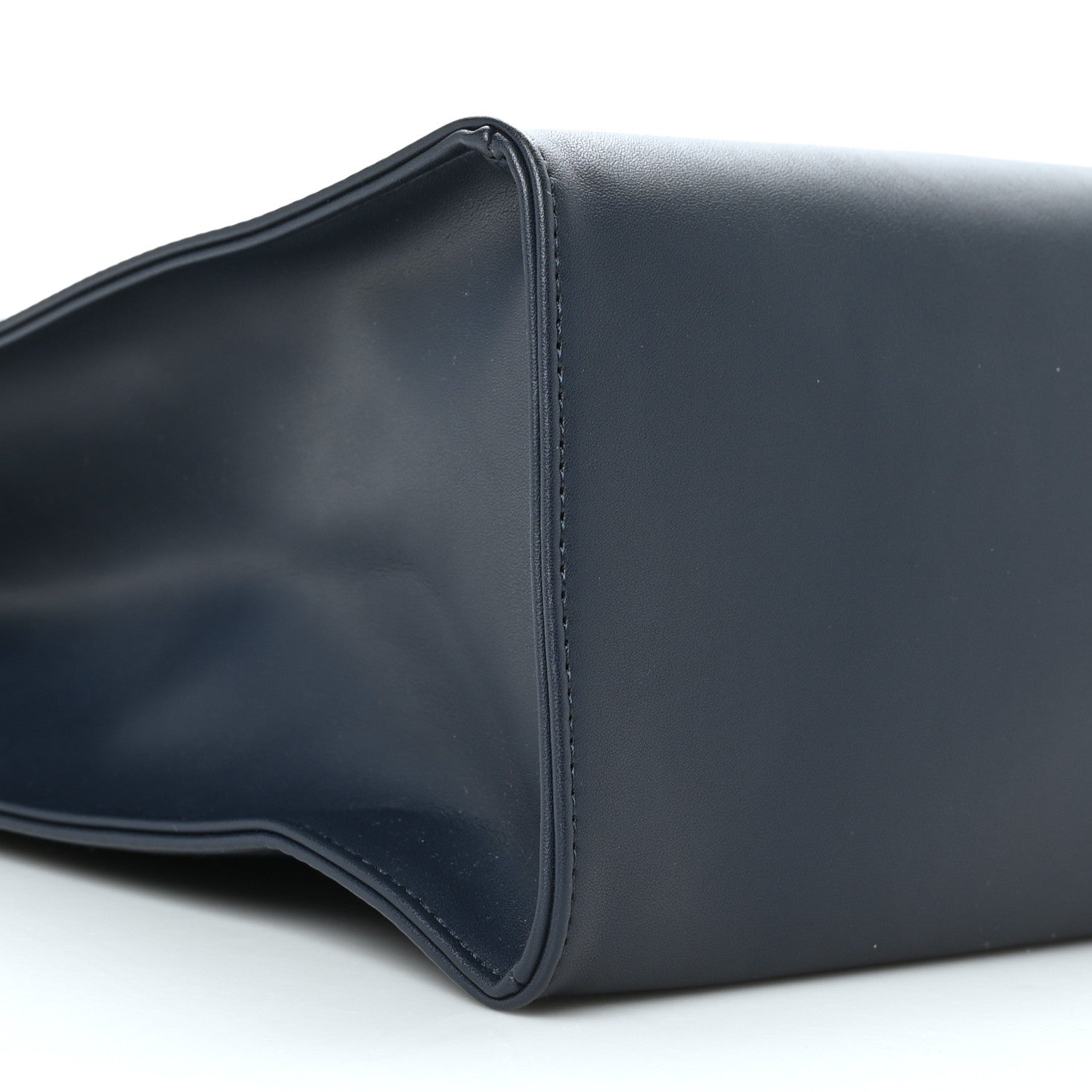 Telfar Vegan Leather Medium Shopping Bag Navy 7 of 8
