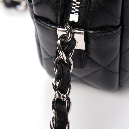 Chanel Lambskin Quilted Small Timeless Camera Case Black 12 of 13