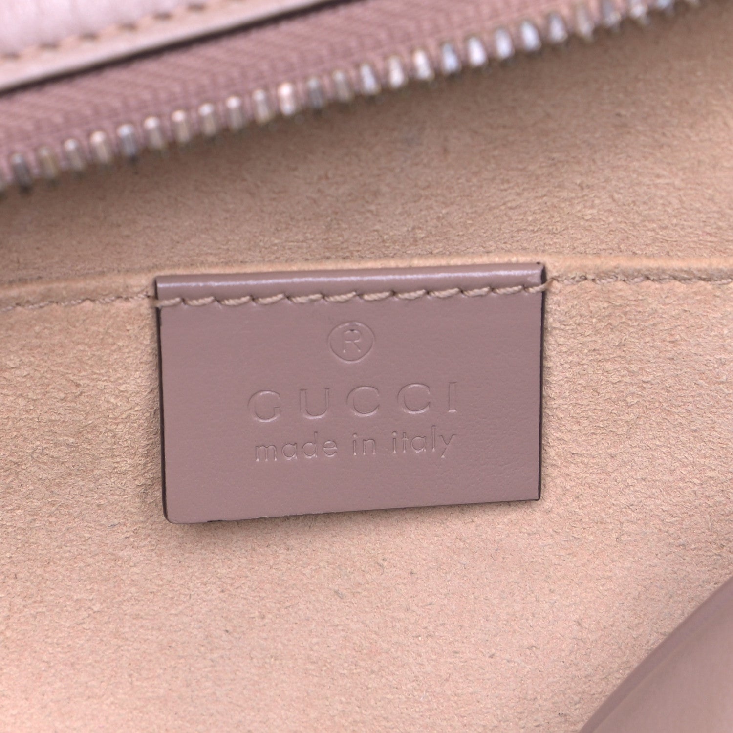 Gucci Calfskin Matelasse Small GG Marmont Chain Shoulder Bag Porcelain Rose 4 of 5