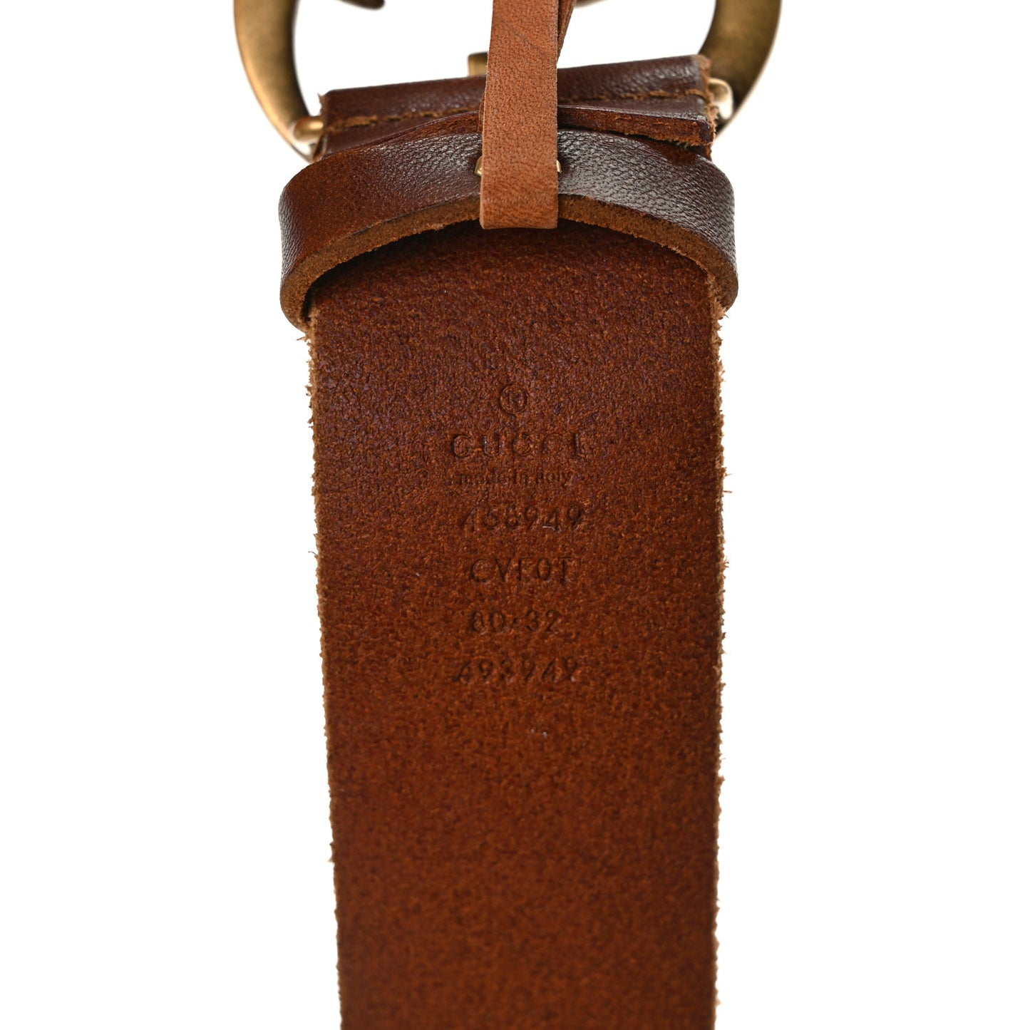 Faded Calfskin Snake Double G 40mm Belt 80 32 Cuir
