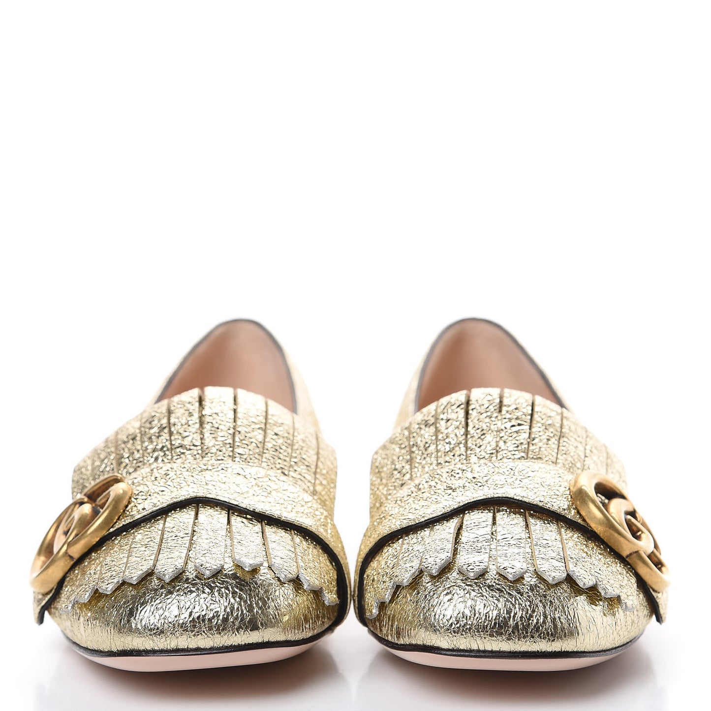 Galassia GG Marmont Fringe Flats 36.5 Platino