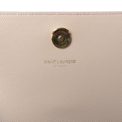 Saint Laurent Grain De Poudre Small Monogram Kate Satchel Nude Powder 7 of 11