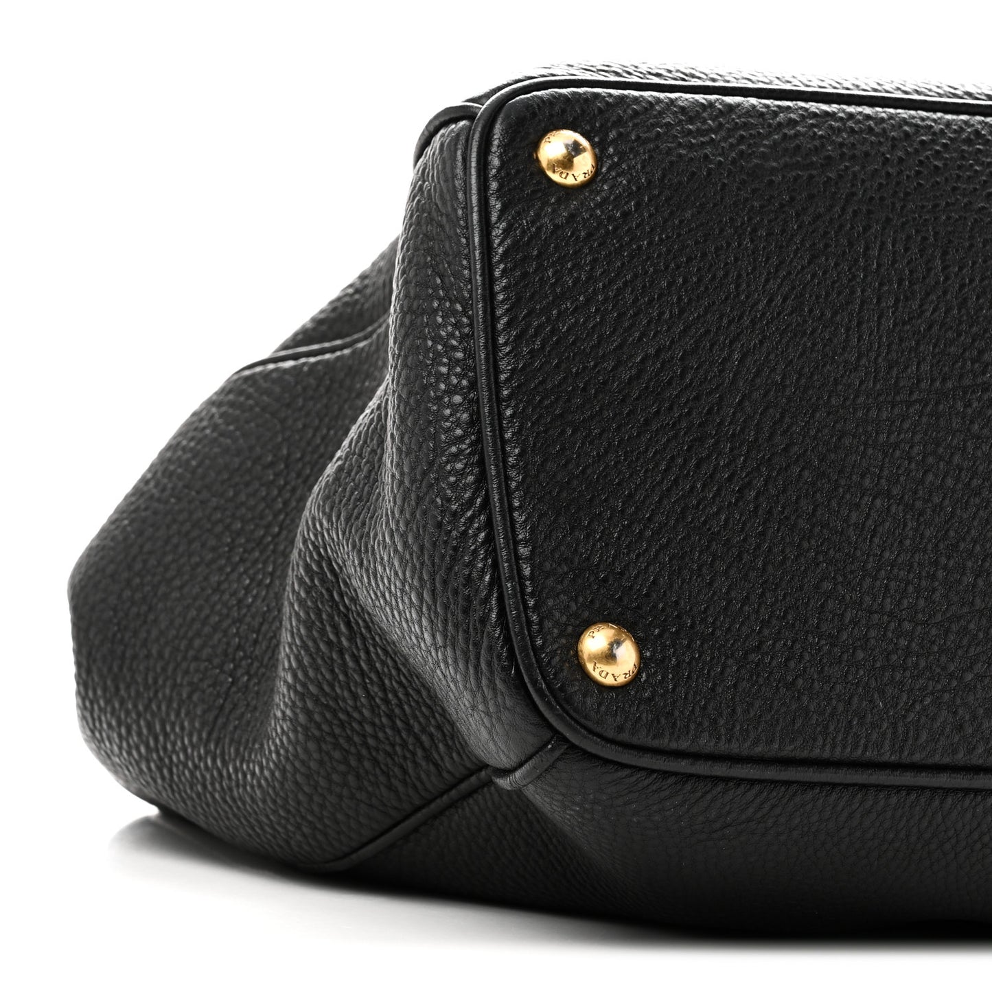 Vitello Daino Tote Black
