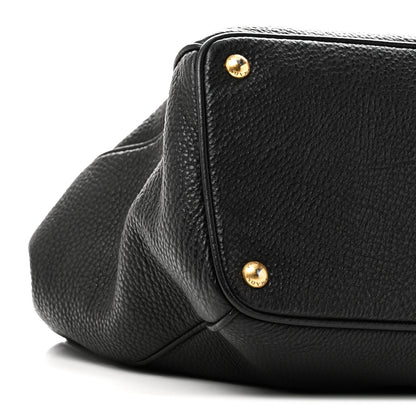 Prada Vitello Daino Tote Black 8 of 9