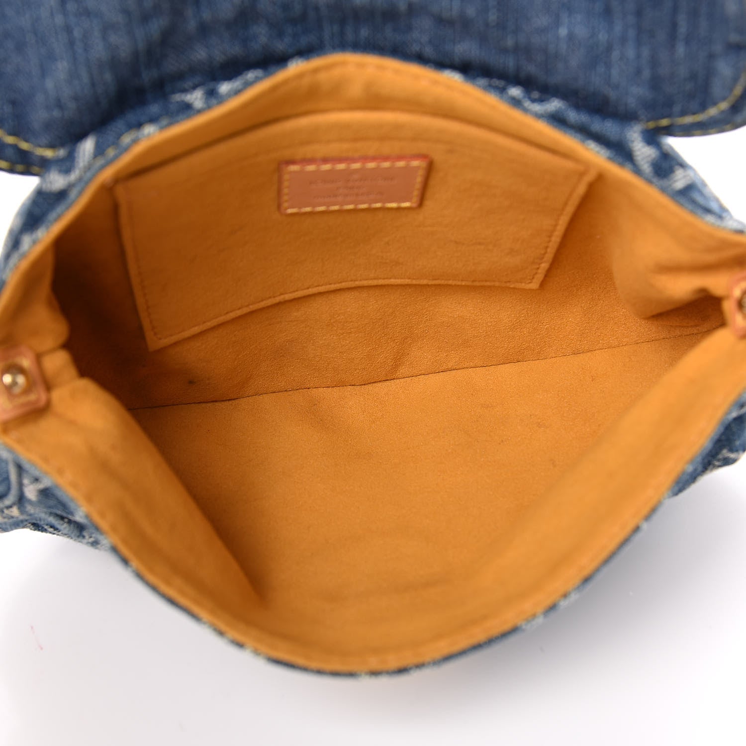 Louis Vuitton Monogram Denim Mini Pleaty Blue 5 of 10