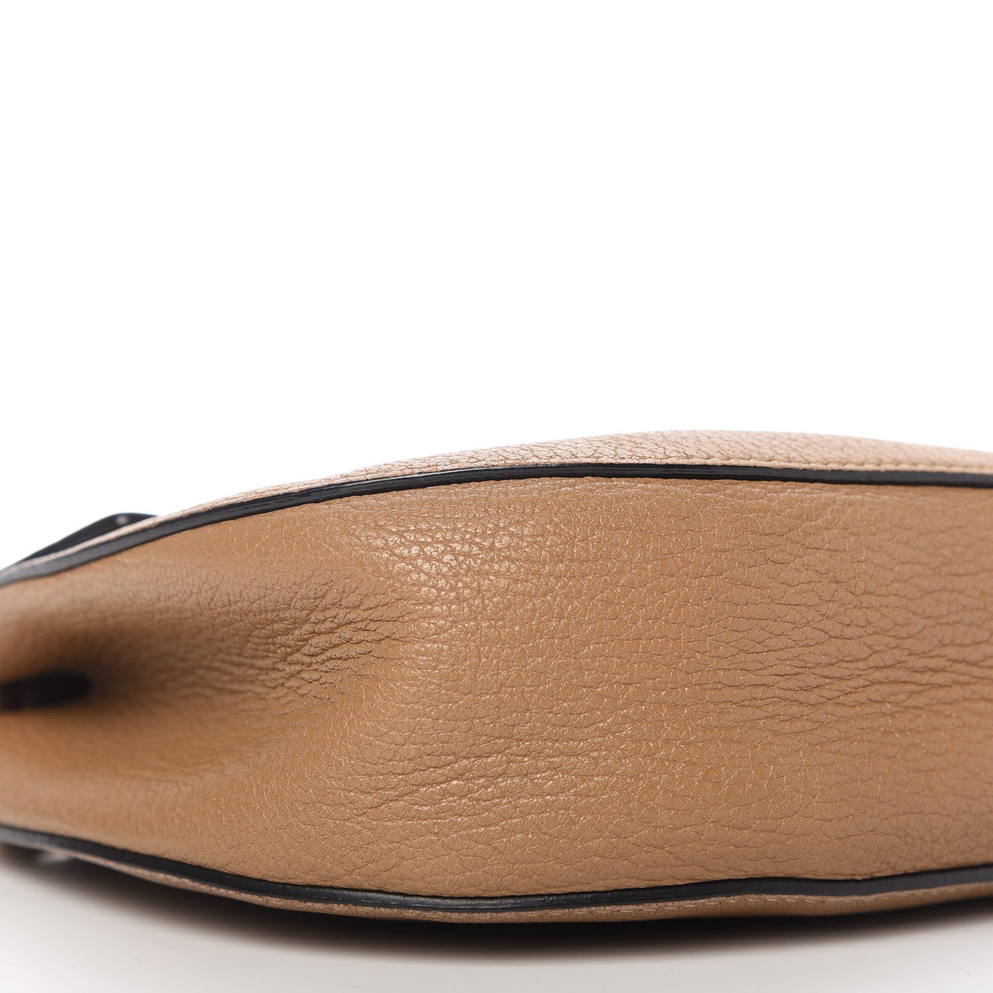 Grained Lambskin Mini Drew Shoulder Bag Nut