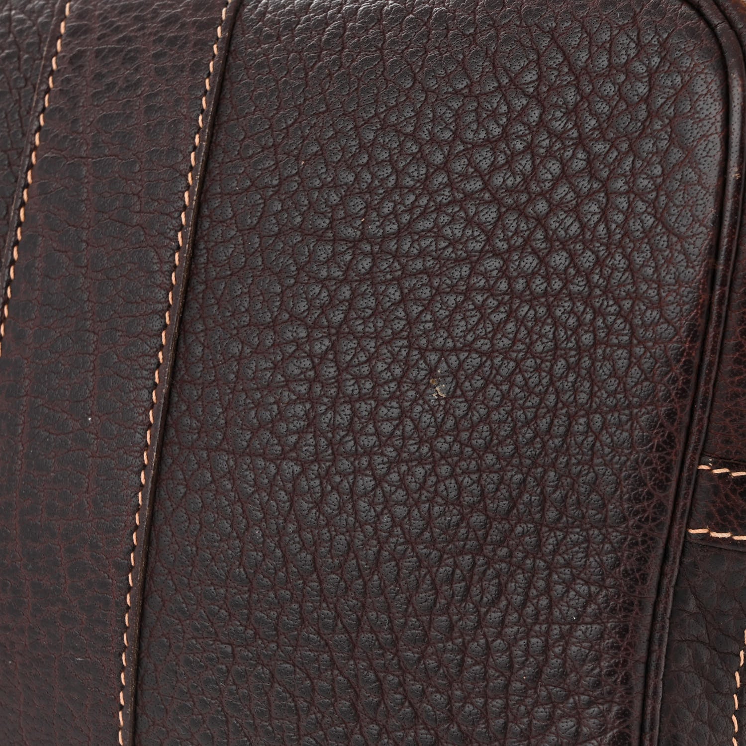 Hermes Buffle Skipper Toile Garden Party 36 MM Tote Marron Fonce 11 of 13