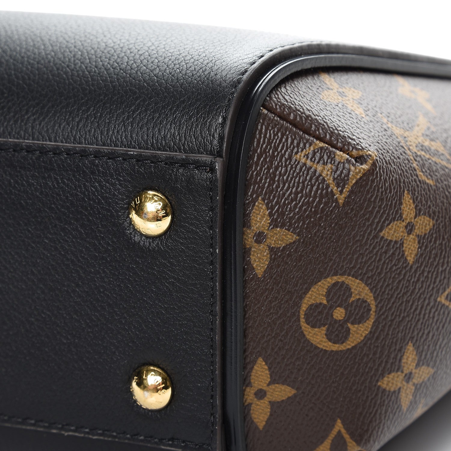 Louis Vuitton Calfskin Monogram Kimono Tote PM Black 11 of 11