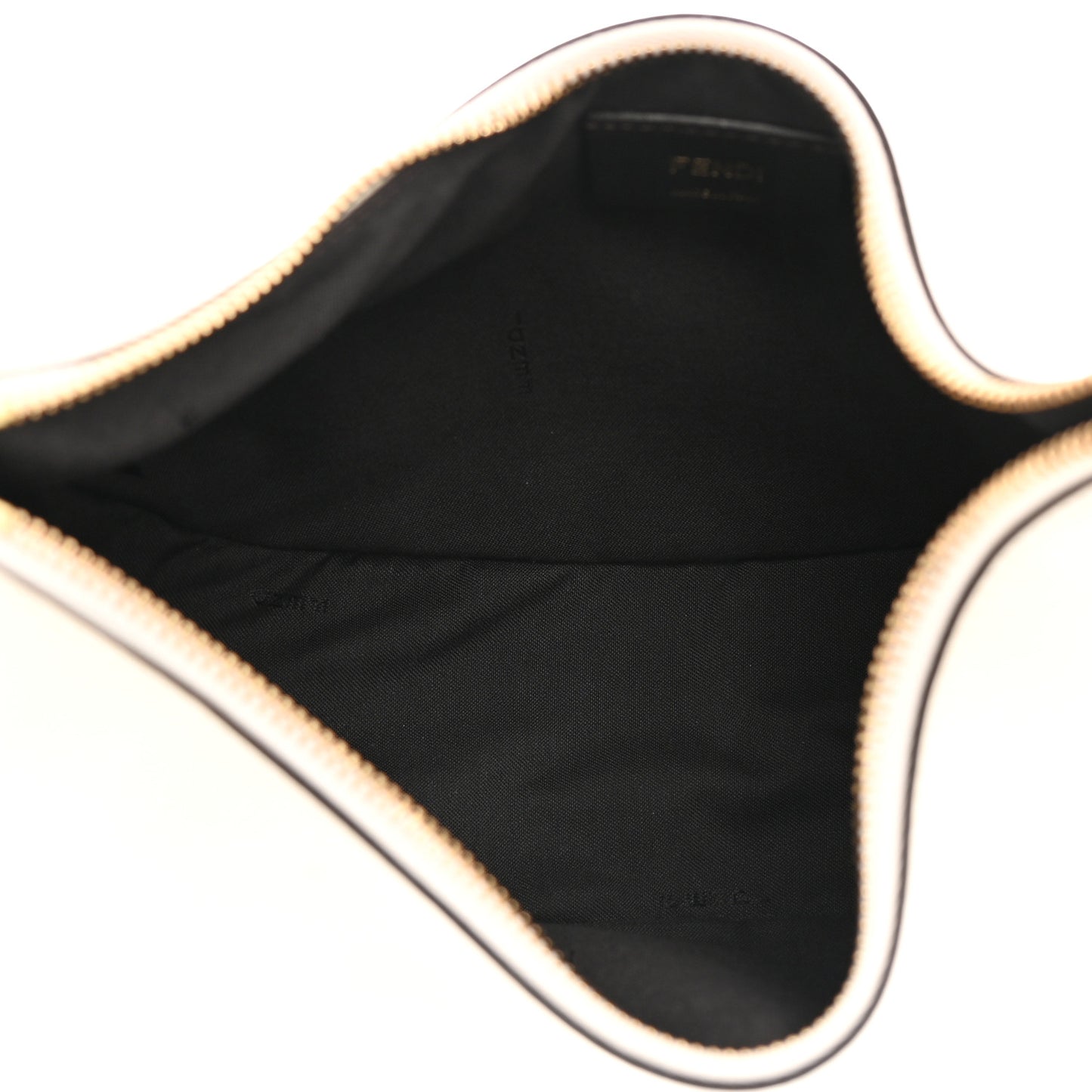 Vitello Grace Matte Small Fendigraphy Hobo Bag Nuvola