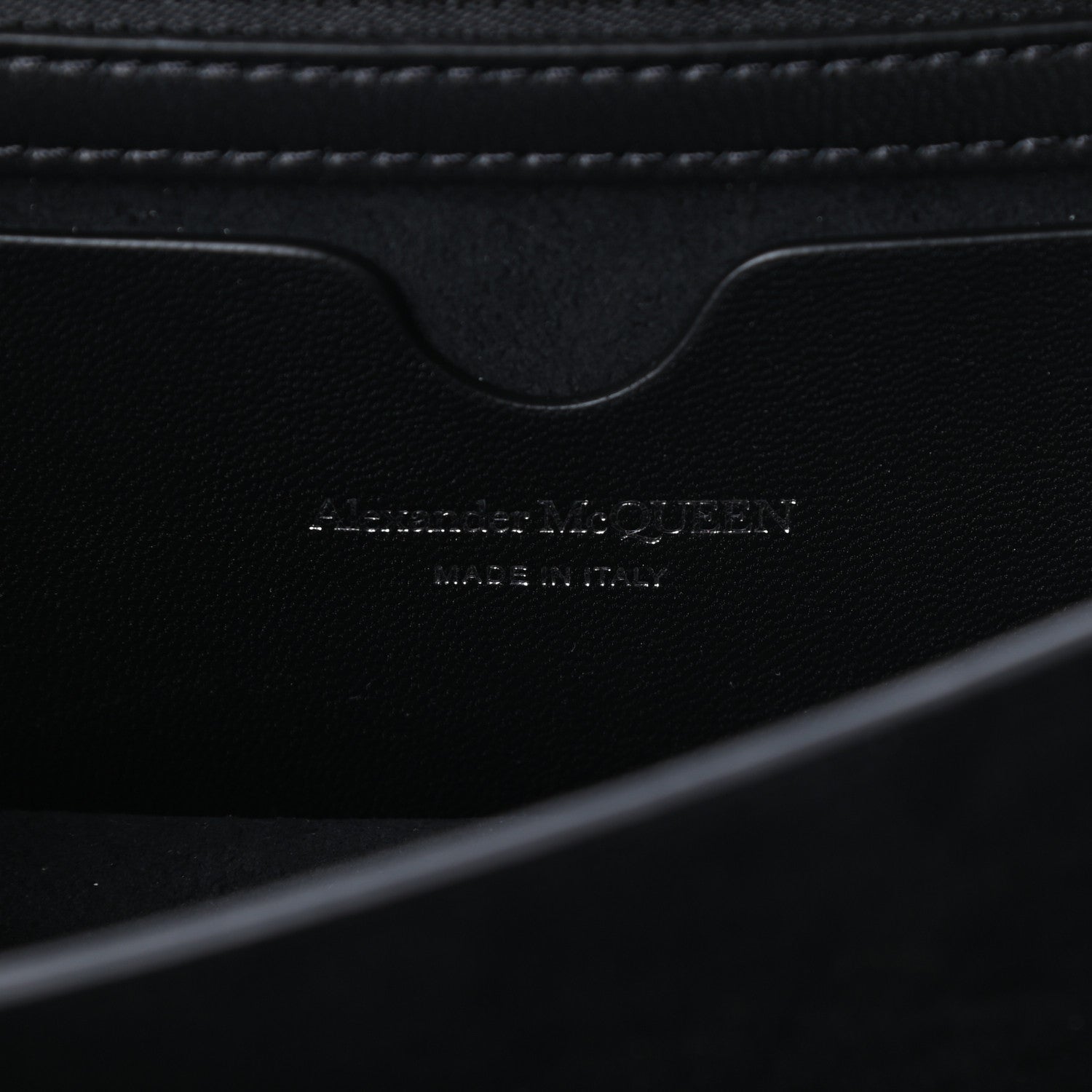 Alexander McQueen Lambskin Quilted Knuckle Shoulder Bag Black 6 of 9