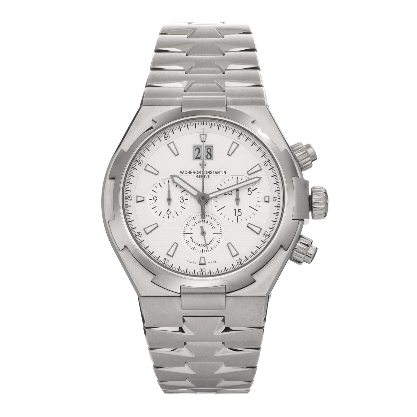 Stainless Steel 42mm Overseas Chronograph Automatic Watch 49150/B01A