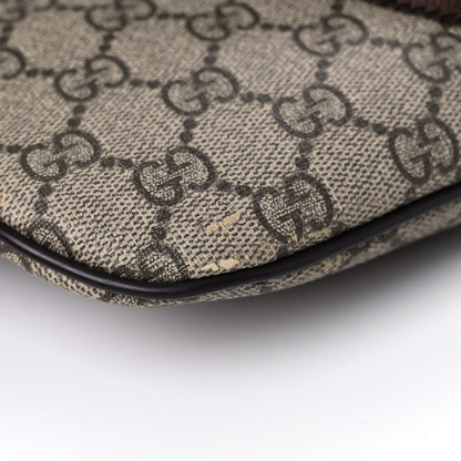 Gucci GG Supreme Monogram Belt Bag Dark Brown 11 of 13