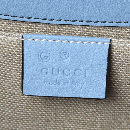 Gucci Microguccissima Medium Emily Chain Shoulder Bag Mineral Blue 8 of 9