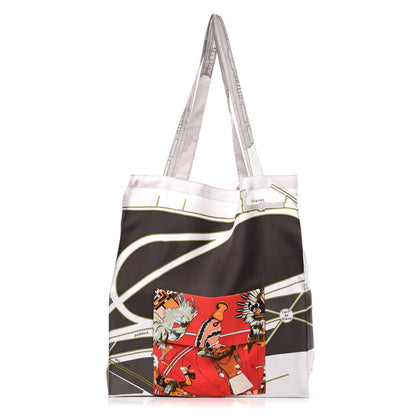 Hermes Silk Petit H Kachinas Shopping Bag 1 of 8