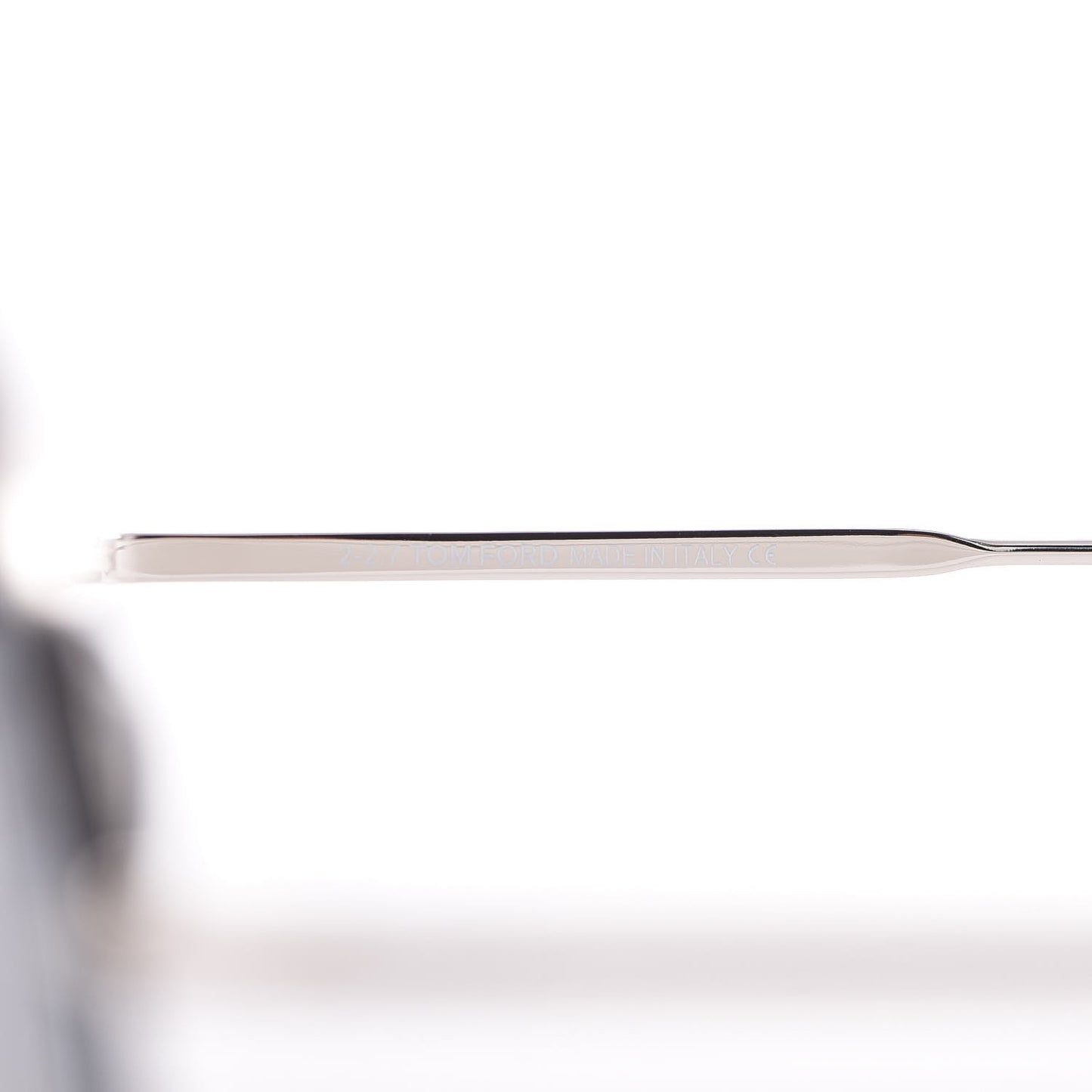 Veronique Round Frame Sunglasses TF565 Shiny Silver