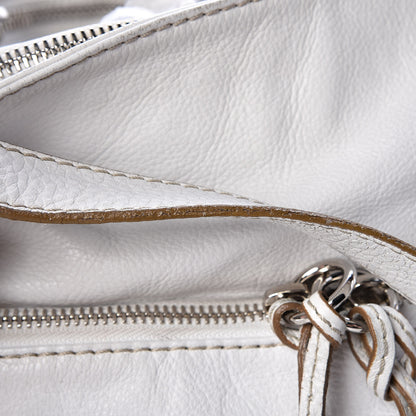 Chloe Calfskin Paddington Hobo White 35 of 36