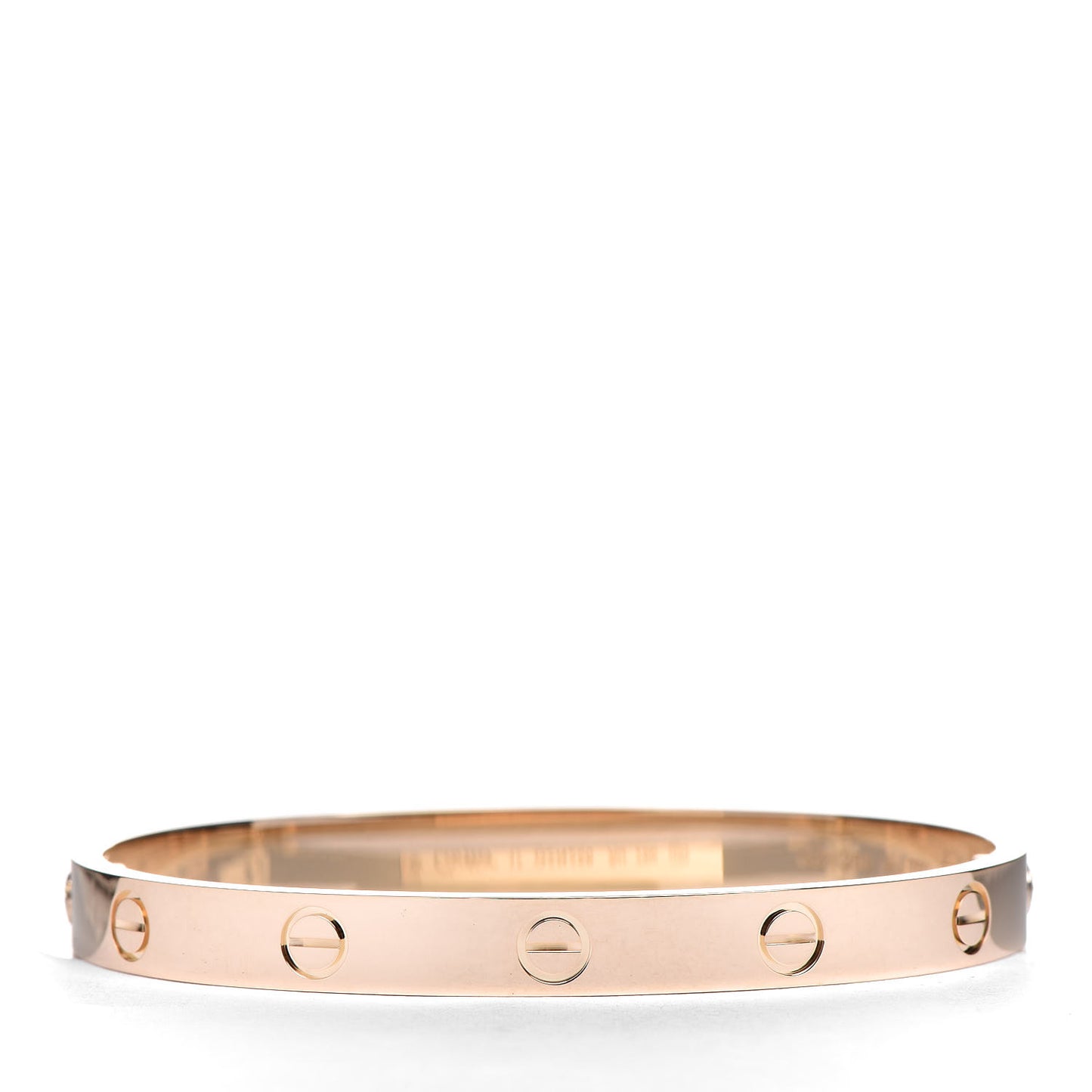 18K Yellow Gold LOVE Bracelet 17